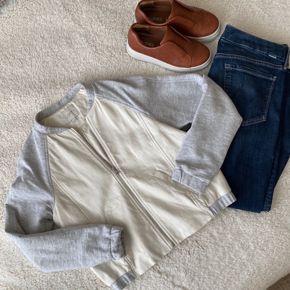 LOFT - Cream and grey jacket - Picture 11 of 11